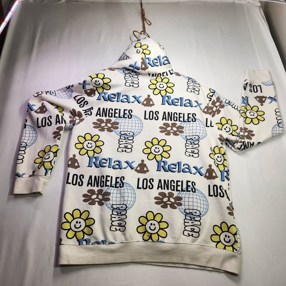 ⭐️ PacSun Vibrant Graphic Hoodie – Y2K Streetwear Essential Size Large - Picture 4 of 8